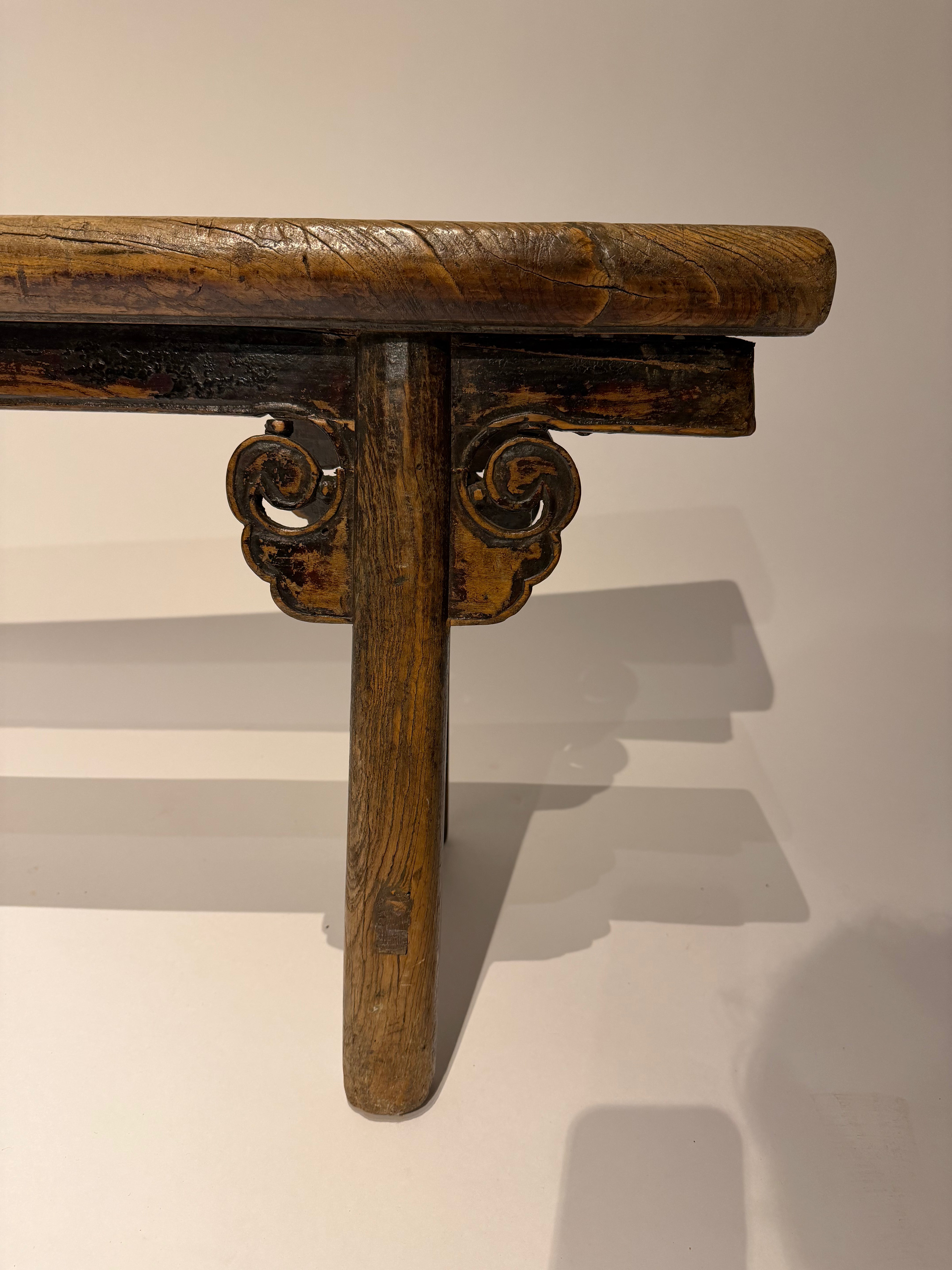 19th Century Chinese Ash Bench