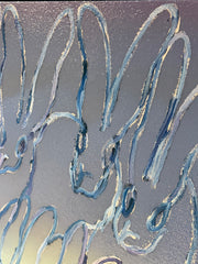 Hunt Slonem (b. 1951) "Gradient Ascension Body Paint" Acrylic on Canvas