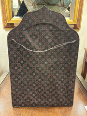 Early 20th Century Moorish Style Moroccan Incised Bone Mirror with Brass Border