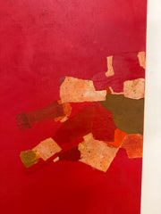 Arthur Gorham, "Branksome Towers Hotel lll" - Mixed Media Collage on Canvas
