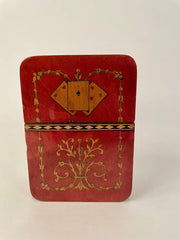 19th Century Italian Sorrento Inlaid Mosaic Playing Card Case