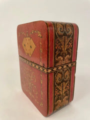 19th Century Italian Sorrento Inlaid Mosaic Playing Card Case