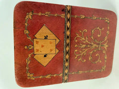 19th Century Italian Sorrento Inlaid Mosaic Playing Card Case