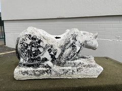 Mid-20th Century Crouching Plaster Panther