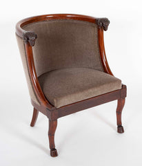 Pair of French Empire Armchairs Attributed to Jacob Desmalter