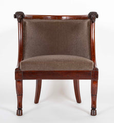 Pair of French Empire Armchairs Attributed to Jacob Desmalter