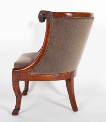 Pair of French Empire Armchairs Attributed to Jacob Desmalter