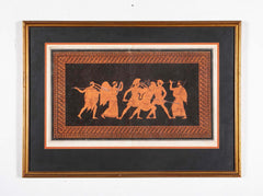 Pair of English 18th Century Sir William Hamilton Framed Greco-Roman Engravings