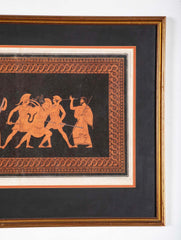 Pair of English 18th Century Sir William Hamilton Framed Greco-Roman Engravings