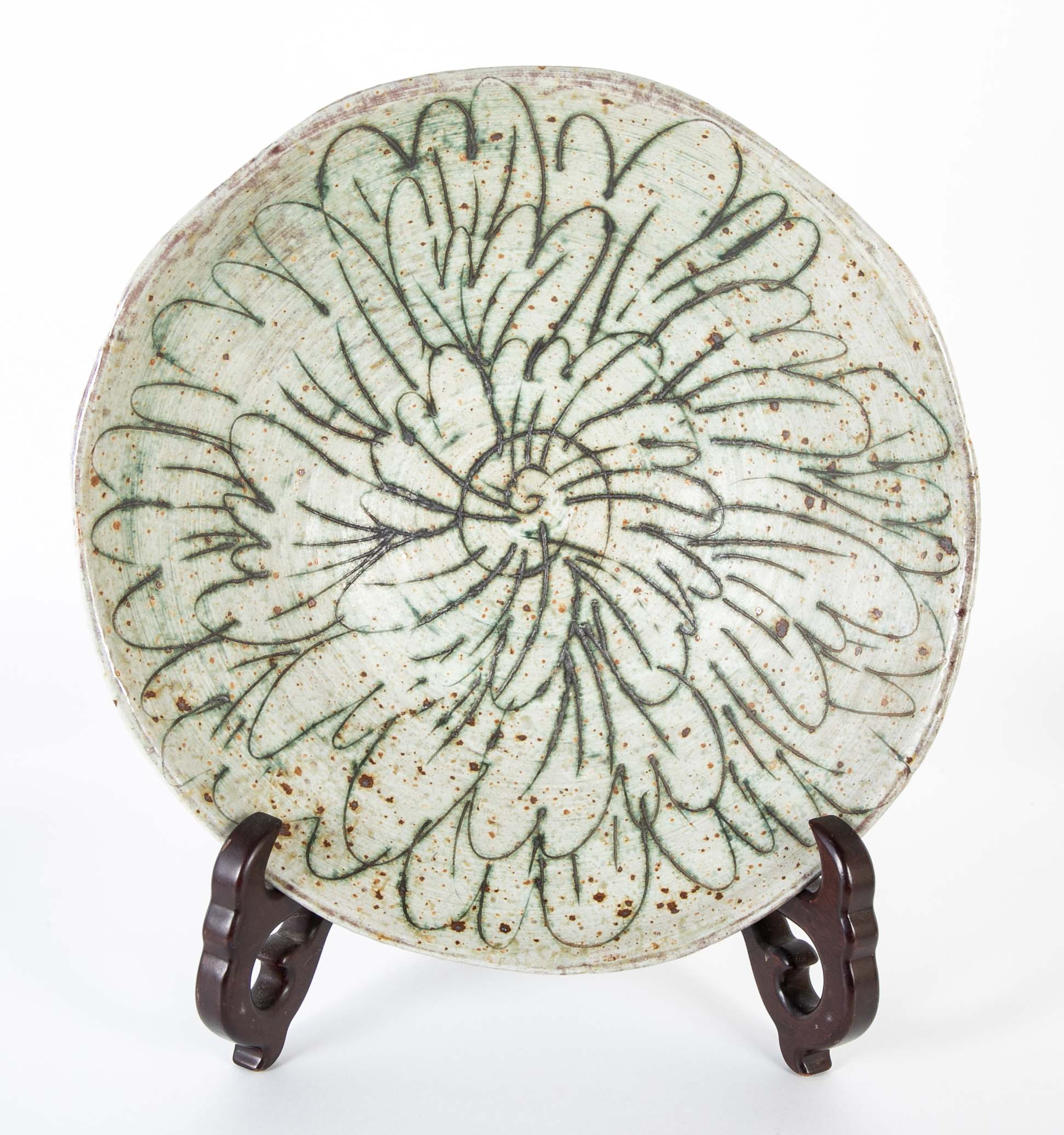 Glazed Ceramic Bowl by Makoto Yabe (b.1947-2005)