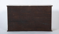 Spanish Colonial Gilt Wood Vargueno With Red and Black Paint