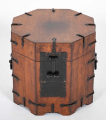 Pair of Southeast Asian Hardwood and Iron Side Tables