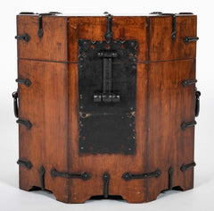 Pair of Southeast Asian Hardwood and Iron Side Tables