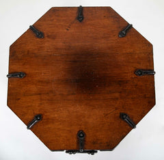 Pair of Southeast Asian Hardwood and Iron Side Tables