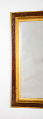 Italian Burlwood Frame with Incised Gilt Decoration and Molding
