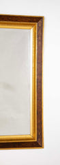 Italian Burlwood Frame with Incised Gilt Decoration and Molding