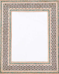 Syrian Mirror with Intricate Bone Inlay