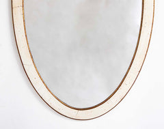 Early 19th Century Swedish Painted & Gilt Wood Neoclassical Mirror