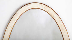 Early 19th Century Swedish Painted & Gilt Wood Neoclassical Mirror