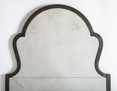 Queen Anne Style Italian Steel Frame Mirror, Mid 20th Century