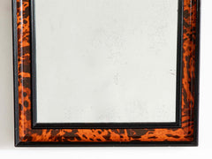 Early 19th Century Dutch Tortoiseshell and Ebony Mirror