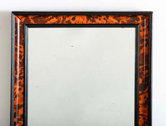Early 19th Century Dutch Tortoiseshell and Ebony Mirror