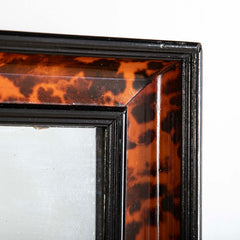 Early 19th Century Dutch Tortoiseshell and Ebony Mirror