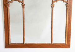 A Gothic Style Pine Mirror
