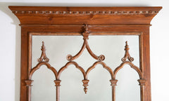 A Gothic Style Pine Mirror