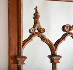 A Gothic Style Pine Mirror