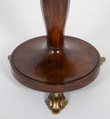 Austrian Vienna Secessionist Rosewood and Brass Side Table