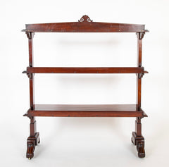 A William IV Mahogany Three Tier Etagere