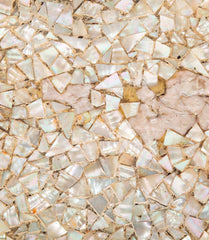 Moroccan Hexagonal Table with Mother-of-Pearl, Ebony and Fruitwood Inlay