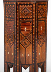 Syrian Octagonal Side Table With Ebony, Rosewood and Bone Inlay
