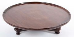 English Regency Mahogany Lazy Susan, Rotary Display Turntable