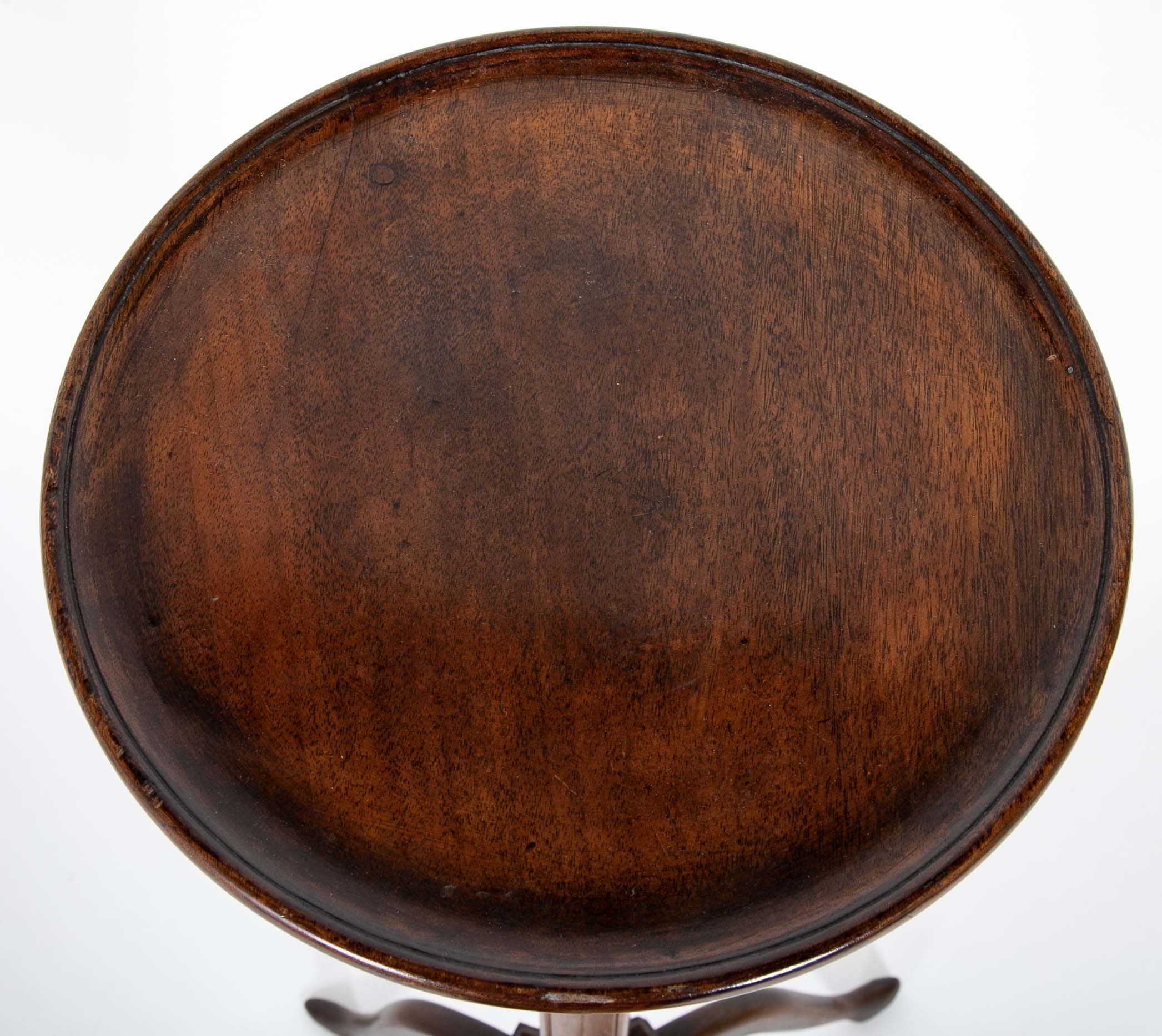 19th Century English Regency Mahogany Adjustable Candle Stand Pedestal