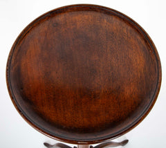 19th Century English Regency Mahogany Adjustable Candle Stand Pedestal