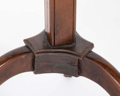 19th Century English Regency Mahogany Adjustable Candle Stand Pedestal