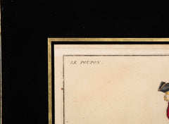 Set of Six 18th Century Hand Colored Prints of Horses by Baron D'Eisenberg