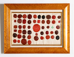 Set of Four 18th Century Northern European Red Wax Intaglios