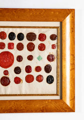 Set of Four 18th Century Northern European Red Wax Intaglios