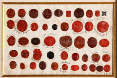 Set of Four 18th Century Northern European Red Wax Intaglios