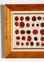 Set of Four 18th Century Northern European Red Wax Intaglios
