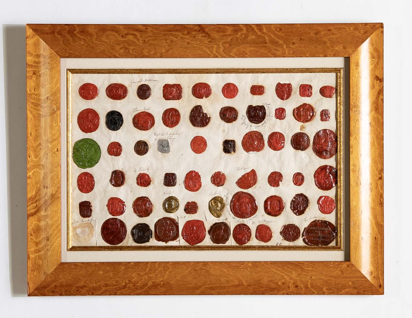 Set of Four 18th Century Northern European Red Wax Intaglios