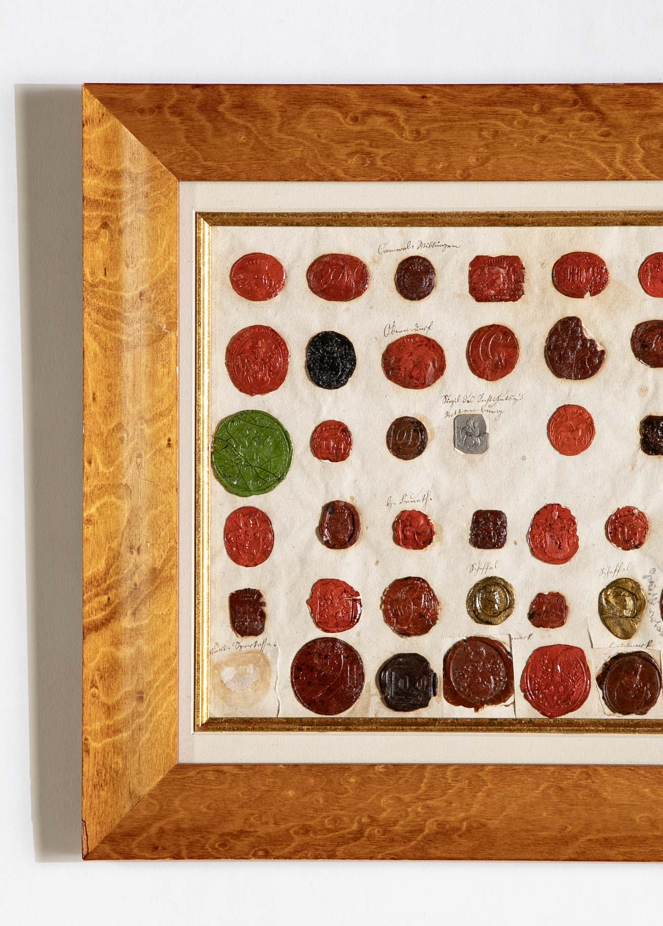 Set of Four 18th Century Northern European Red Wax Intaglios