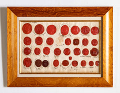 Set of Four 18th Century Northern European Red Wax Intaglios