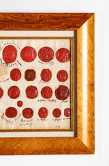 Set of Four 18th Century Northern European Red Wax Intaglios