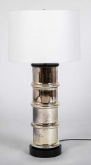 Pair of Mid 20th Century Large Scale Mercury Glass Table Lamps