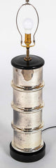 Pair of Mid 20th Century Large Scale Mercury Glass Table Lamps