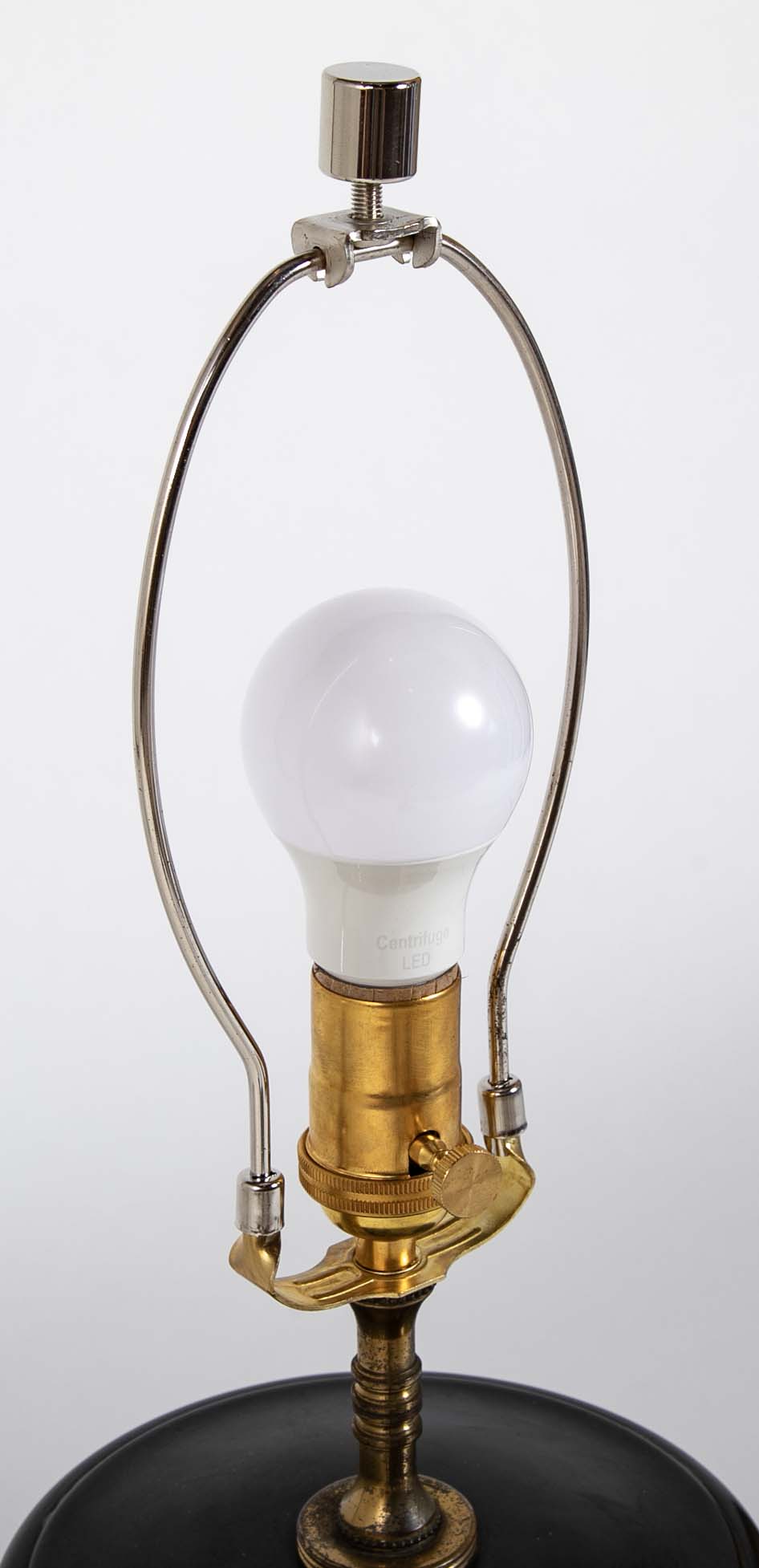 Pair of Mid 20th Century Large Scale Mercury Glass Table Lamps